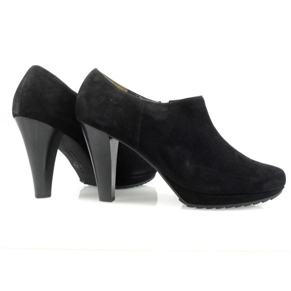 NIB$295 Paul Green Karina Suede Dress Ankle Booties Platform Heels 7.5, US 10 - Picture 6 of 10